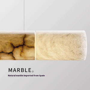 Lámpara Colgante Lineal de Alabastro Español Natural, LED Regulable, Decoración de Lujo para Restaurantes, Hoteles, Bares, Cocinas e Islas - Product Image 5