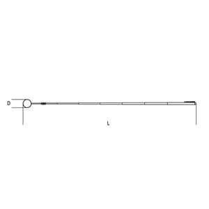 BETA - 017150001 Telescopic joint inspection <b>mirror</b> chrome-plated metal <b>body</b> - EAN 8014230046938 TELESCOPIC <b>MIRRORS</b> - Product Image 2