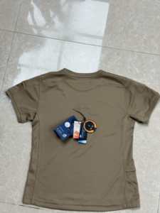 T-shirt tactique DF19 OD noir pour homme, été, extérieur, séchage rapide, respirant, super léger, manches courtes, polyester - Product Image 3