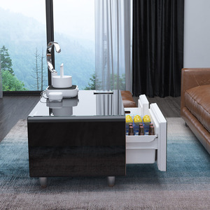 <span class=keywords><strong>Table</strong></span> <span class=keywords><strong>d</strong></span>'<span class=keywords><strong>appoint</strong></span> intelligente de luxe <span class=keywords><strong>avec</strong></span> réfrigérateur et <span class=keywords><strong>tiroir</strong></span> réfrigérant, mobilier intelligent, <span class=keywords><strong>table</strong></span> basse, salon, chambre à coucher - Product Image 4