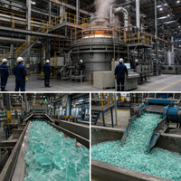 Solution de silicate de sodium, verre de silicate de sodium pour la fabrication de détergents et de savons, usage industriel