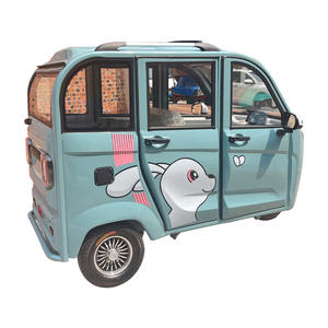 Взрывная модель ударного электрического трехколесного велосипеда с навесом для взрослых - Product Image 1