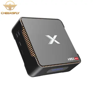 Cheerfly מכירה לוהטת A95X MAX AMLOGIC S905X2 אנדרואיד 8.1 חכם הטלוויזיה תיבת 2/32gb או 4/64gb OTT הטלוויזיה תיבת עם HDD