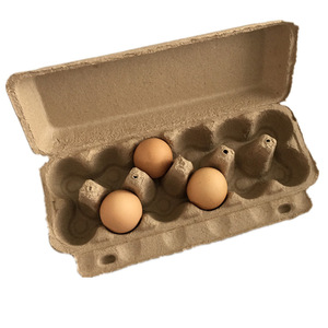 Ptpack khay trứng bột giấy có thể làm suy giảm 12 hộp trứng trắng - Product Image 6