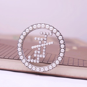 Di qualità Premium 5*5 CM di perle intarsiate <span class=keywords><strong>Jack</strong></span> e <span class=keywords><strong>Jill</strong></span> ispirate a JJ Sorority collezioni spilla da donna - Product Image 3