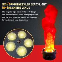LM Factory Wholesale 30/50cm Lampe à flamme LED artificielle en soie pour scène et fête, avec télécommande, effet de feu factice, machine à flamme