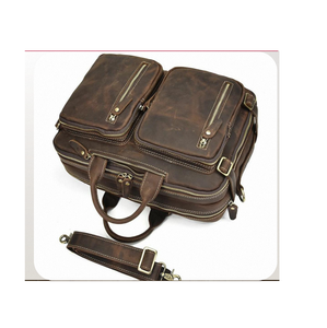 Sac à dos en cuir véritable de haute qualité, design moderne et élégant pour les voyages urbains, les professionnels et le transport quotidien - Product Image 3