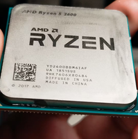 Processeur de bureau AMD Ryzen 5 2600 d'occasion, 6 cœurs, 12 threads, socket AM4, puce démontée de seconde main