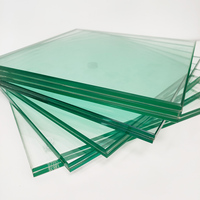 Ventes en gros de plaques de verre transparentes pour fenêtres et portes, verre flotté clair trempé pour la construction, 3 mm à 12 mm