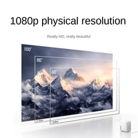 Para Redmi Projector Lite Edition 1080P 4K LED Smart Home Proyector Android 11 Batería incorporada portátil para cine en casa