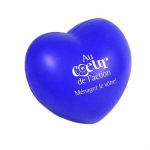 PU Foam Anti Stress Ball Customized <b>Logo</b> Heart Shape Stress Toys - Product Image 6