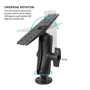 Base universelle de montage de <span class=keywords><strong>bateau</strong></span> détecteurs de poissons echosonda support radar pour <span class=keywords><strong>garmin</strong></span> varia humminbird helix 15 support de transducteur de sondeur - Product Image 4