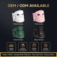 Masque de beauté LED IBN personnalisé, nouvelle édition 2026, IBN626, 4 couleurs, traitement par lumière rouge sans fil, contrôleur magnétique, qualité alimentaire