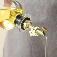 Verseur pondéré en acier inoxydable Distributeur automatique d'huile d'olive Bec verseur de vinaigre balsamique/alcool Becs Verseurs de bouteille d'alcool