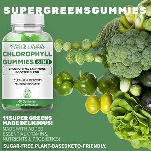Gommes à la chlorophylle OEM désodorisant naturel 6-en-1 renforce l'immunité améliore la santé de la peau détoxification et nettoyage naturels - Product Image 2