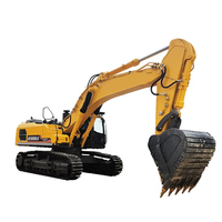 Excavatrice SE550LC à forte force de creusement de 53,5 tonnes avec ligne de brise-roche préinstallée pour l'excavation de roches