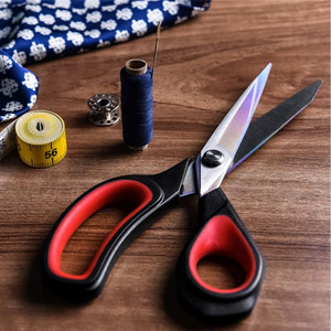 Tesoura de alfaiate premium, revestimento resistente, de aço inoxidável forjado, para costura, couro, vestimenta - Product Image 4