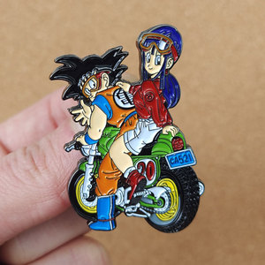 En gros Dragon Son Goku Chichi DBZ <span class=keywords><strong>Super</strong></span> <span class=keywords><strong>Saiyan</strong></span> Enfants Japonais Recueillir Décoration Anime Alliage Badge Broche Pin - Product Image 2