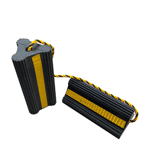 Heavy Duty Aircraft High Resistance to Severe Impact Portable Rubber <strong>Wheel</strong> <strong>Chock</strong> for Car , Aircraft ,Trucks,RV AWC01 - Product Image 5