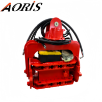 Marteau vibro-compacteur à faible bruit pour excavatrice, profondeur 6 m, pour la construction de ponts