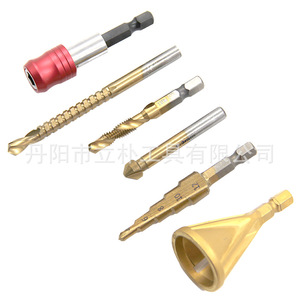 6pc Drill Bit Set Forstner Bell Hanger Woodworking 6.35mm Shank 85mm Length Transparent Box Packaging - Product Image 2