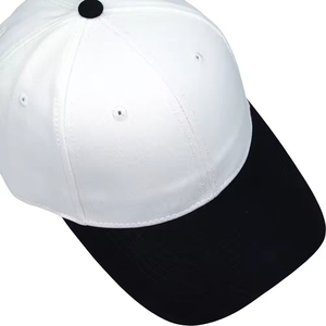 Gorra de Béisbol Estructurada de Seis Paneles Bicolor Lisa al por Mayor con Visera Curva Ajustable de Alta Calidad - Product Image 4