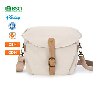 Bolsa de Cámara Personalizada, Funda de Lona <span class=keywords><strong>para</strong></span> Cámara SLR DSLR, Bolsa de Hombro <span class=keywords><strong>para</strong></span> Cámara con Cubierta Impermeable - Product Image 1