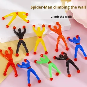 150 Piezas/1 Bolsa de Juguetes Elásticos de Plástico de <span class=keywords><strong>Spiderman</strong></span> para Escalar Paredes, Juguetes Pegajosos Estirables, Juguetes Antiestrés Nostálgicos, Recuerdos para Fiestas Infantiles de 14 Años - Product Image 3