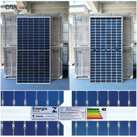 Panel Solar Bifacial TopCon de Alta Eficiencia, Totalmente Negro, Mono, 400W 420W 440W 450W, Sin Marco, Paneles Solares