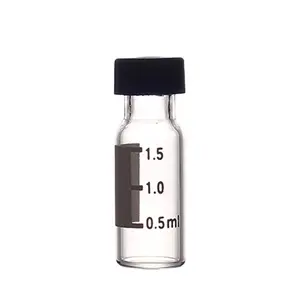 1ml 앰버 크림프 넥 미니어처 유리 병 의약품 용 작은 유리 병