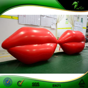 Lèvres gonflables, rouge, modèle publicitaire Sexy, 2 pièces - Product Image 2