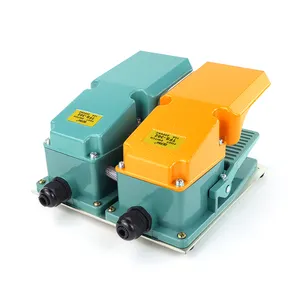 Instantaneous start foot switch 2NO 2NC Electric controlled foot switch double pedal foot switch