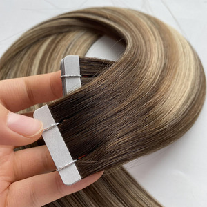 Extensions capillaires adhésives durables 2026 à prix d'usine, double épaisseur, provenant d'un seul donneur, idéales pour cheveux fins - Product Image 2