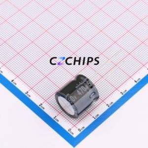 Condensador Electrolítico de Aluminio de Montaje Pasante URS1H471MHD, D16xL15mm 470uF 20% 50V 750mA-120Hz - Product Image 1