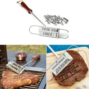 Juego <span class=keywords><strong>de</strong></span> herramientas <span class=keywords><strong>de</strong></span> estampado en caliente <span class=keywords><strong>de</strong></span> metal DIY con 55 letras <span class=keywords><strong>para</strong></span> marcar carne <span class=keywords><strong>de</strong></span> asar, bistecs y nombres, con mango <span class=keywords><strong>de</strong></span> madera, utensilios <span class=keywords><strong>de</strong></span> cocina - Product Image 3