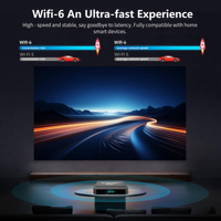Boîtier TV intelligent Q96 V06 Android 14, lecteur multimédia 4K/8K UHD avec HDR10+, streaming double Wi-Fi