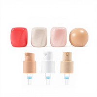 Capuchon de fond de teint personnalisé 18mm 20mm, tête de pompe à pression en plastique pour traitement cosmétique, pour flacon de maquillage liquide, vente en gros