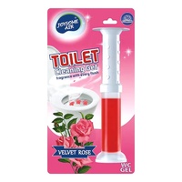 Gel désodorisant WC jetable efficace parfumé aux fleurs, pour l'élimination des taches et le nettoyage