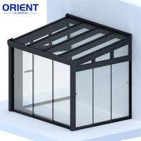 Pergola bioclimatique automatique moderne en aluminium pour patio, jardin et serres