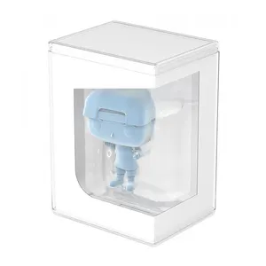 自动锁定亚克力人物盒可堆叠亚克力展示柜防尘Funko POP保护器