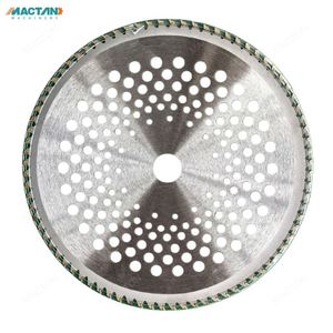 2026 10inch 255mm 80T 60T Brush Circular <b>Saw</b> Blade for Grass Manual <b>Powered</b> Alloy Compatible Backpack/Side Hanging Lawn Mowers - Product Image 1