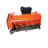 Broyeur forestier SLN personnalisable de qualité industrielle, accessoire de broyage du bois pour le développement des terrains sauvages et les projets de récupération après incendie