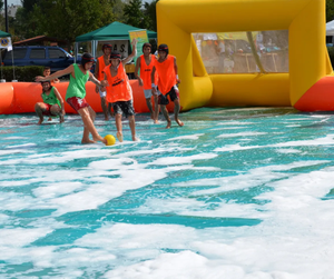 Terrain de football gonflable de <span class=keywords><strong>location</strong></span> commerciale personnalisé en usine, terrain de football gonflable, terrain de football de savon gonflable - Product Image 3