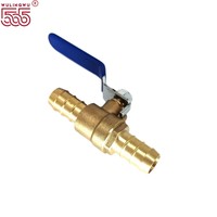 Robinet à bille manuel en laiton WLW, haute température, filetage NPT, raccord rapide 16mm/19mm, pour tuyau PEX de camion, eau/gaz, 650 psi