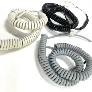 Flex Multicore retractable 2 3 4 5 6 7 8 Core PUR Electrical Cord Spiral Cable