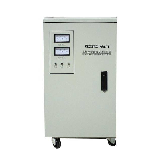 Single Phase 15kva 20kva 30kva TND SVC Stabilizer 220V Output Voltage 50Hz Automatic Servo Motor Control AC Servo Stabilizer