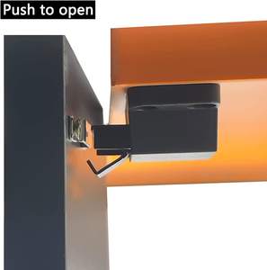 Loquets de porte à fermeture automatique quincaillerie armoires de cuisine loquet à poussoir et verrouillage loquet tactile robuste - Product Image 3