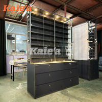 Meubles de magasin de bijoux et de montres en MDF de luxe moderne, étagères murales, comptoir, design de vitrine pour centre commercial