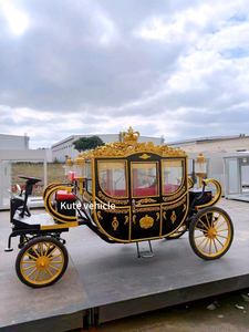 Magnifique calèche victorienne à chevaux à vendre – Achetez une calèche touristique de style britannique, chariot royal à chevaux pour l'Europe - Product Image 5
