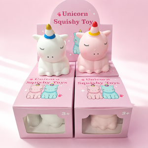 Jouet Squishy Géant Père Noël de Noël, Boîte de Présentation 12 Pièces, Doux à Presser, Unisexe, Matériau TPR, À partir de 5 Ans, Cadeaux de Fête - Product Image 1